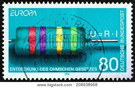 GERMANY - CIRCA 1994: A stamp printed in Germany from the 