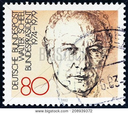 GERMANY - CIRCA 1982: A stamp printed in Germany from the 
