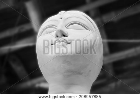Making of Durga Idol is in progress in Kolkata.