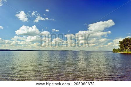 Quiet Lake Uvildy Early In The Morning