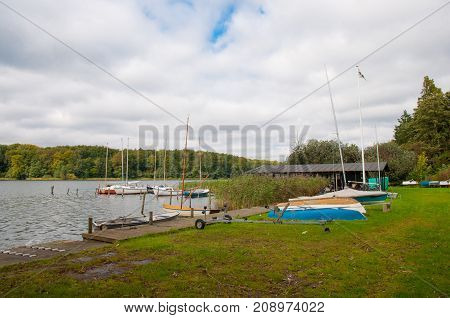 The Sailklub In Town Of Soroe In Denmark