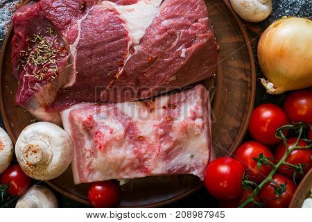 Serving culinary kitchen countryside handmade restaurant food cook traditional background