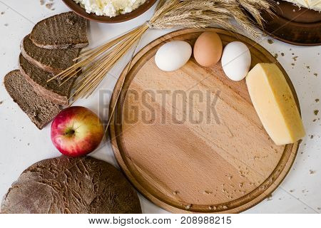 Serving culinary calcium kitchen countryside handmade farming food eco background