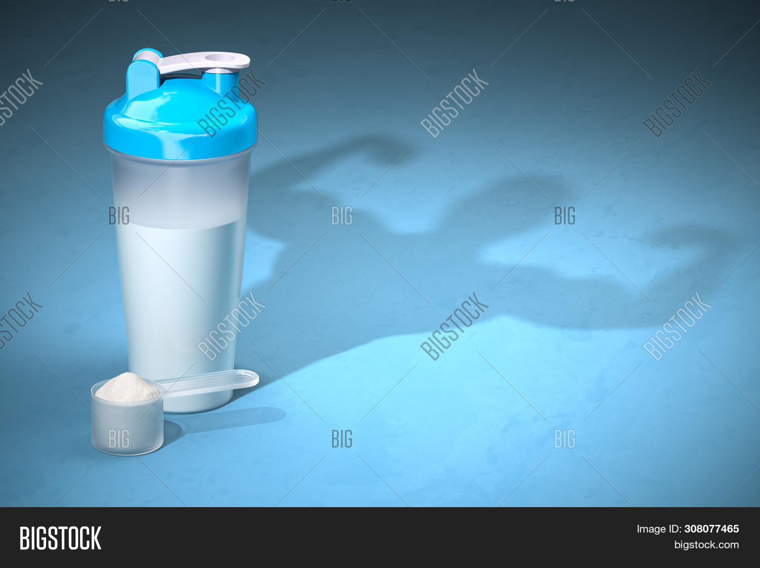 Shaker Whey Protein Image Photo Free Trial Bigstock