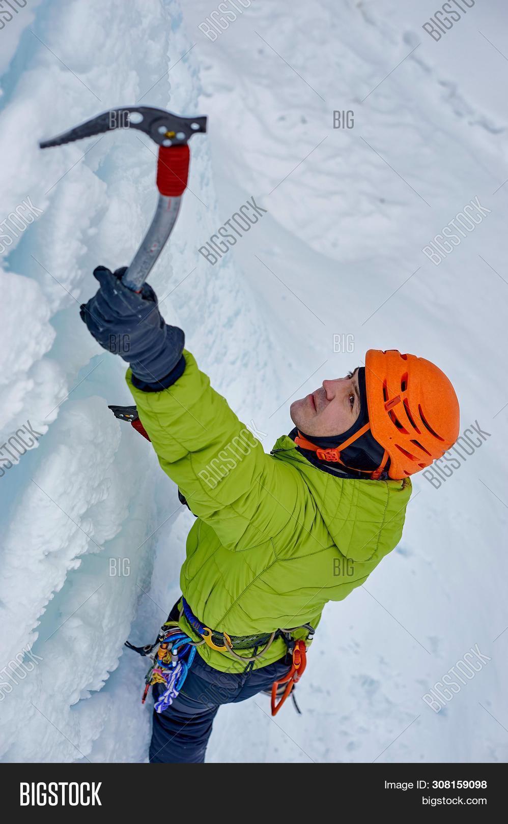 Alpinist Man Ice Tools Image & Photo (Free Trial) Bigstock