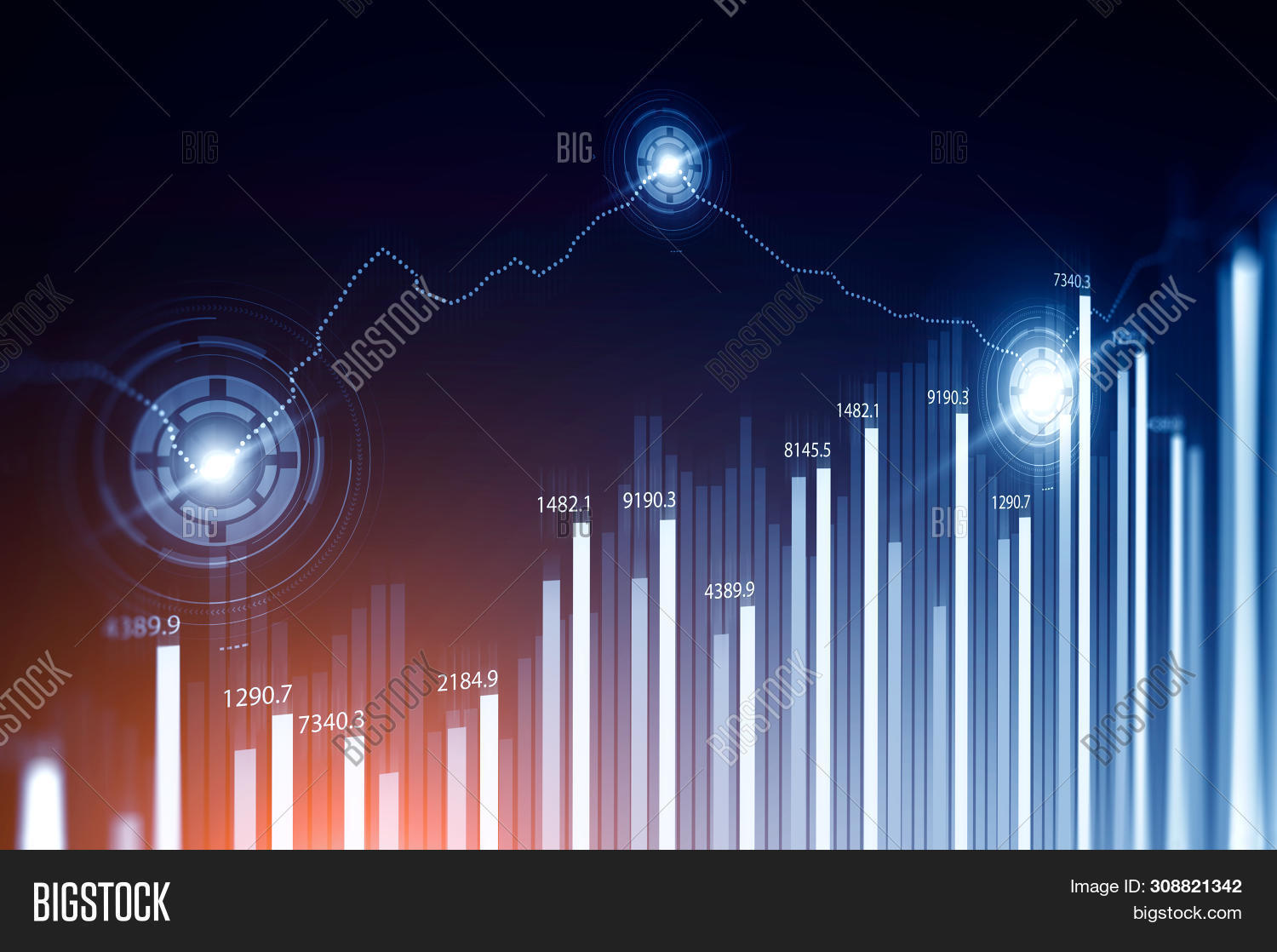 Digital Graphs 图片和照片（免费试用） | Bigstock