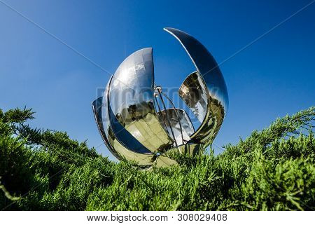 Buenos Aires, Argentina - December 10, 2016: Floralis Generica Monument