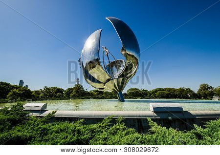 Buenos Aires, Argentina - December 10, 2016: Floralis Generica Monument