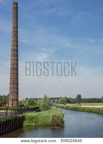 summer in the small City of ulf in the netherlands