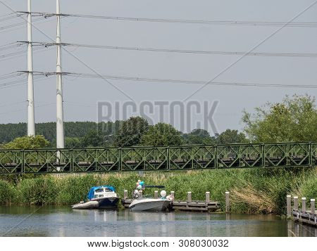 summer in the small City of ulf in the netherlands