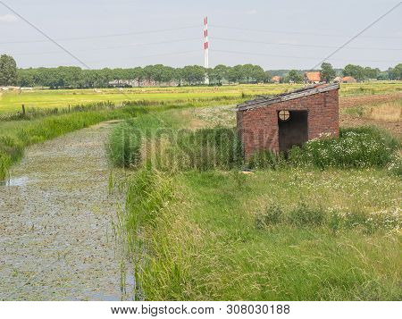 summer in a small village in the netherlands