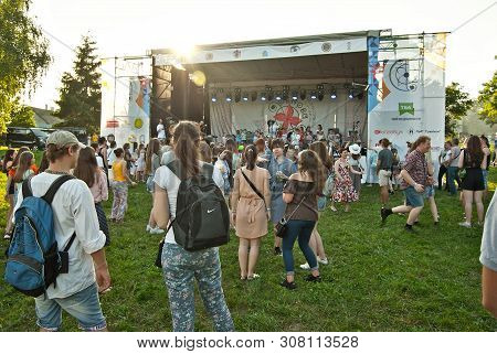 August 16, 2019. Chernivtsi, Ukraine. Youth, Musical Ethno Festival 