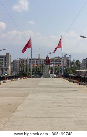 View Of The Square From The Pier In Iskenderun, Hatay - Turkey. 06/17/2019