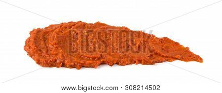Ajvar Or Pindjur Orange Vegetable Spread Made From Bell Peppers