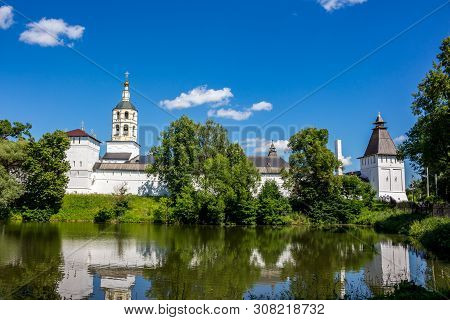 View Of Ancient Pafnutevo-borovsky Monastery In Borovsk, Russia - June 2019