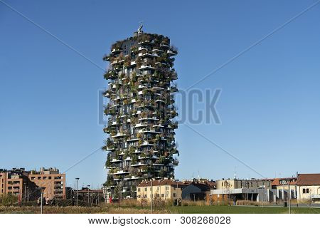 Milan, Italy. January 2019.  The Building Called 