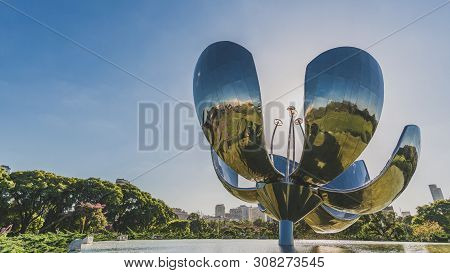 Buenos Aires, Argentina - March 17, 2016: Floralis Generica Monument