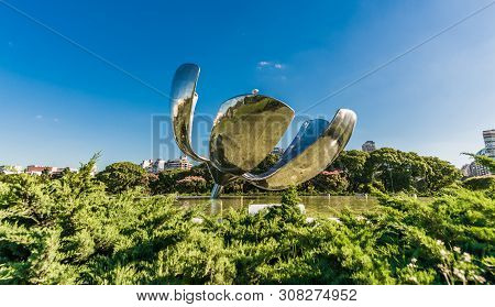 Buenos Aires, Argentina - March 17, 2016: Floralis Generica Monument