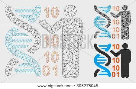 Mesh Biohealth Vector Mesh Genetics Lecture Vector & Photo (Free Trial) | Bigstock