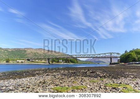 Ballachulish Bridge Crosses The Narrows Between Loch Leven And Loch Linnhe , Scotland