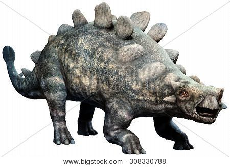 Crichtonsaurus From The Cretaceous Era 3d Illustration