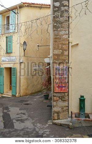 Mougins, France - April 03, 2019: Mougins Is A Commune In Southeastern France That Is A Great Place 