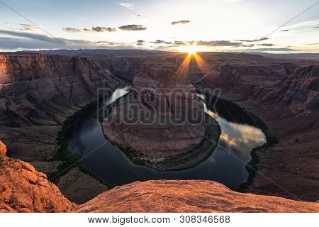 Horseshoe Bend Is A Horseshoe-shaped Incised Meander Of The Colorado River Located Near The Town Of 