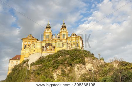 Stift Melk, A Benedictine Abbey Above The Town Of Melk - Austria