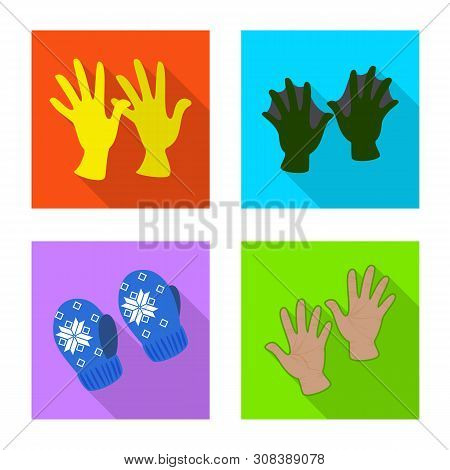Vector Design Of Own And Textile Sign. Collection Of Own And Safety Vector Icon For Stock.