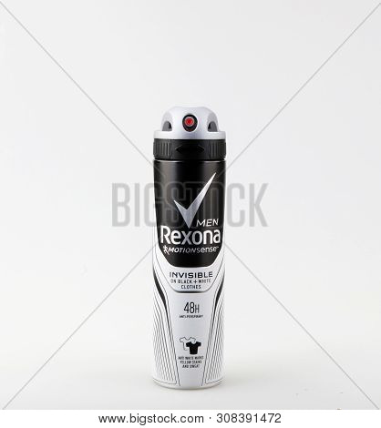 Pomorie, Bulgaria - June 23, 2019: Rexona Is A Deodorant And Antiperspirant Brand Created In Austral