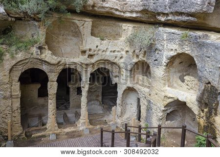 Besikli Magara. Turkish Meaning: Besikli Cave In Samandag, Hatay - Turkey.