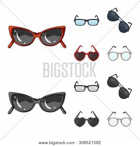 Vector Illustration Of Summer And Beach Sign. Set Of Summer And Fashion Vector Icon For Stock.