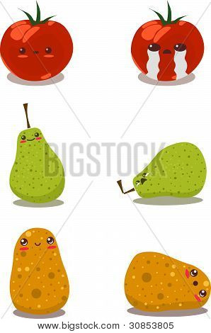 Frutta funny divertente Pack2