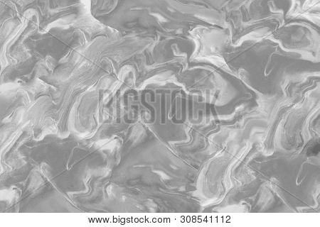 Multicolored Background With Fingerprints Made From Plasticine. Play Clay Texture.