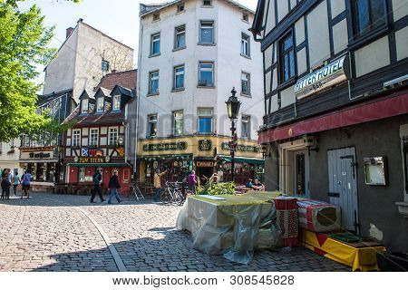 Frankfurt - May 5: Picturesque Sachsenhausen Disctrict On May 5, 2013 In Frankfurt, Germany. Frankfu