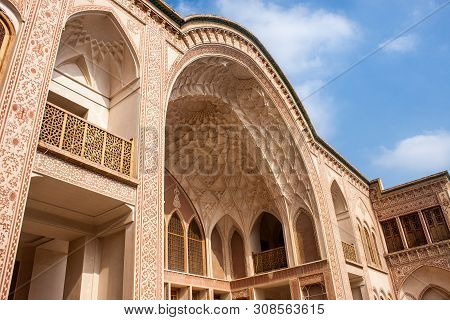 Khan-e Ameriha Historic House In Kashan, Iran