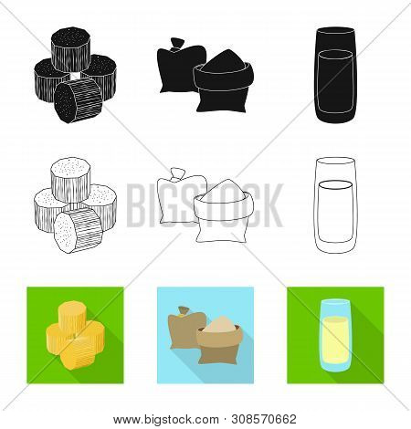 Vector Design Of Farm And Agriculture Sign. Collection Of Farm And Technology Vector Icon For Stock.