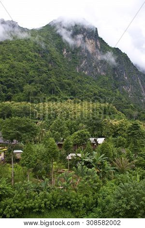 Nature Around Nong Khiaw Village In Laos