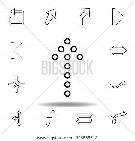 Point Arrow Icon. Thin Line Icon For Website Design And Development, App Development. Premium Icon O