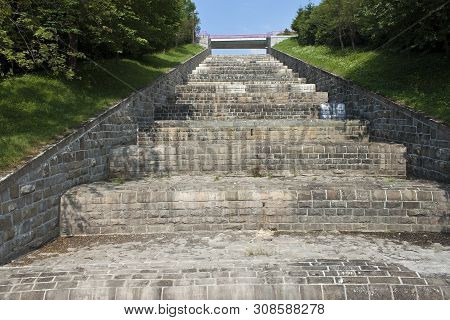 Spillway Of A Dam Bystricka, Czech Republic