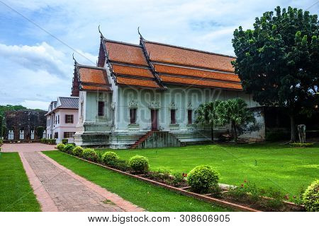 Building In Phra Narai Ratchaniwet Roal Palace Complex, Lopburi, Thailand