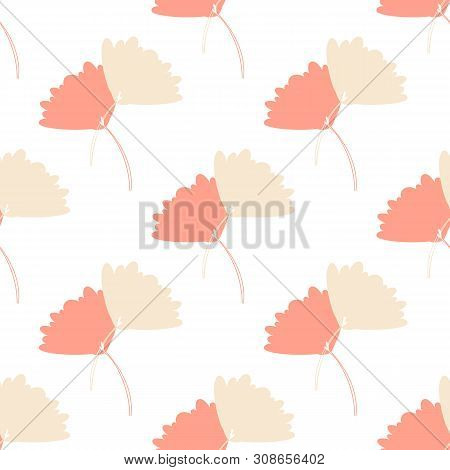 Beautiful Pattern With Simple Foolproof Flower Botanical. Wild Botanical Garden Bloom. Flower Backgr