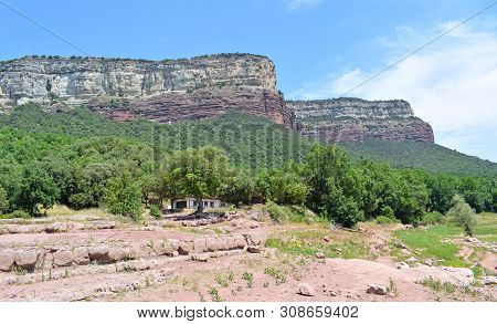 Pantano De Sau In The Province Of Barcelona