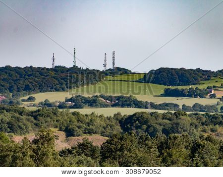 The View Over Towards Billinge Hill Near Wigan