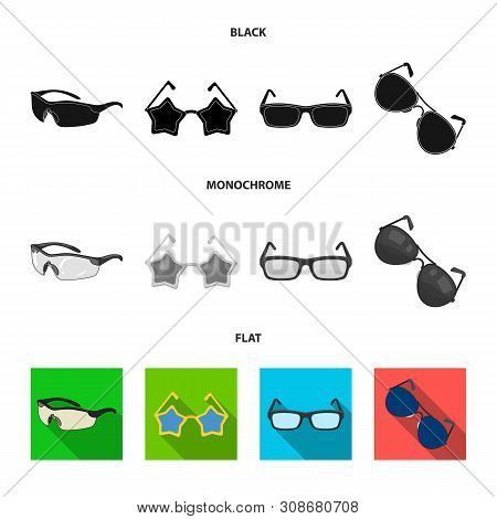 Vector Illustration Of Summer And Beach Icon. Set Of Summer And Fashion Vector Icon For Stock.