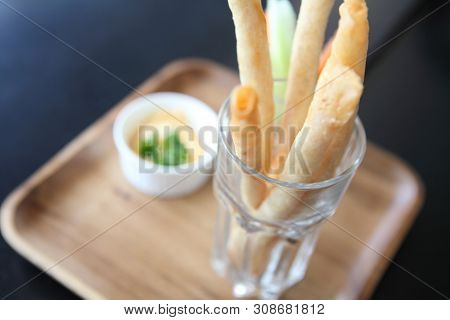 Spring Roll Also Known As Egg Roll