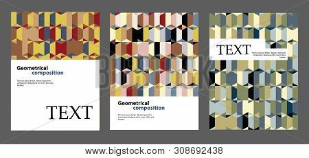 Brochure Layout Design. Backgrounds For Covers, Flyers, Banners.