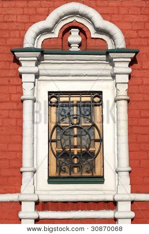 Window With Grating Of Znamenskaya Church