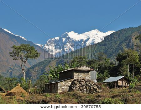 Gård i Himalaya