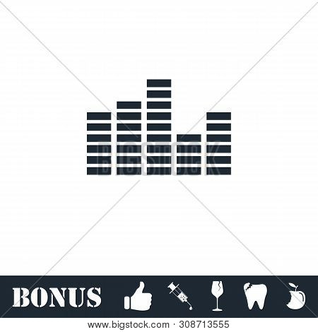 Equalizer Icon Flat. Vector Illustration Symbol And Bonus Pictogram